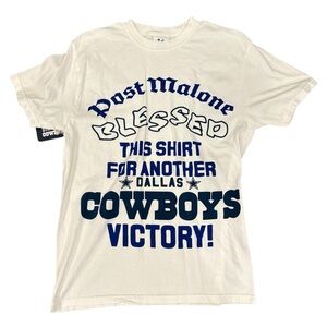 Post‎ Malone Blessed This Shirt For Another Cowboys  Victory - New Size Medium